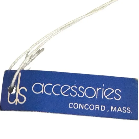 NWT 80's Deadstock Dayton's Dep. Store Black Leather Adjustable Belt Women's 1X - Picture 6 of 7